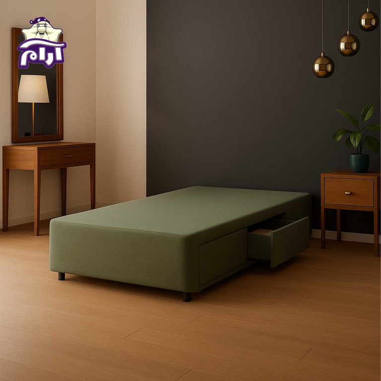 باکس تختخواب آرامن مدل کشودار