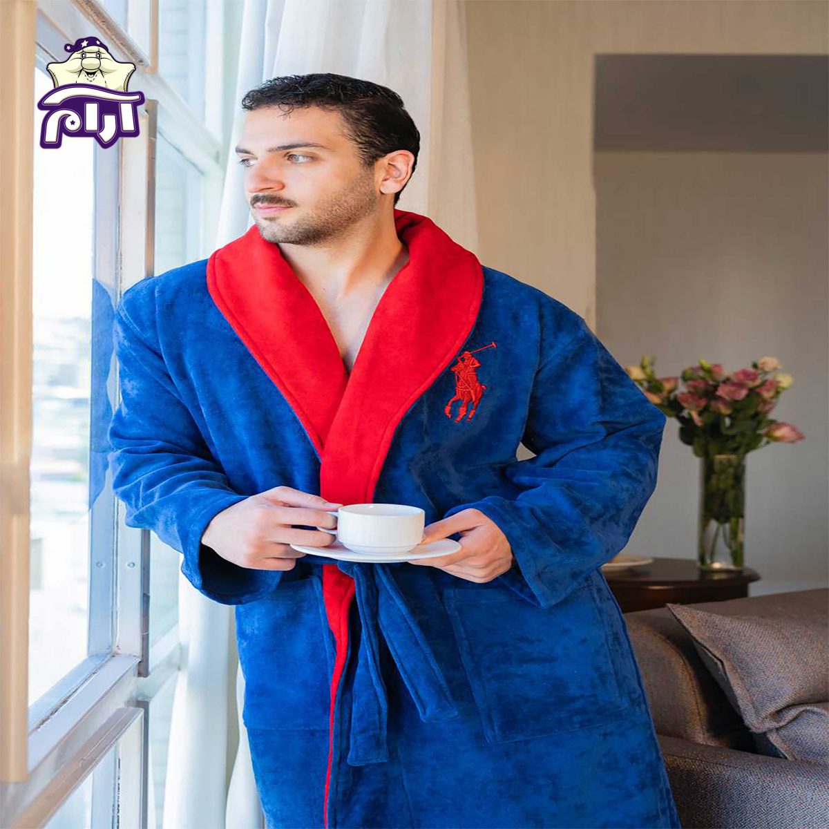 حوله پالتویی نارین ساپ XL مدل پولو آرام خواب