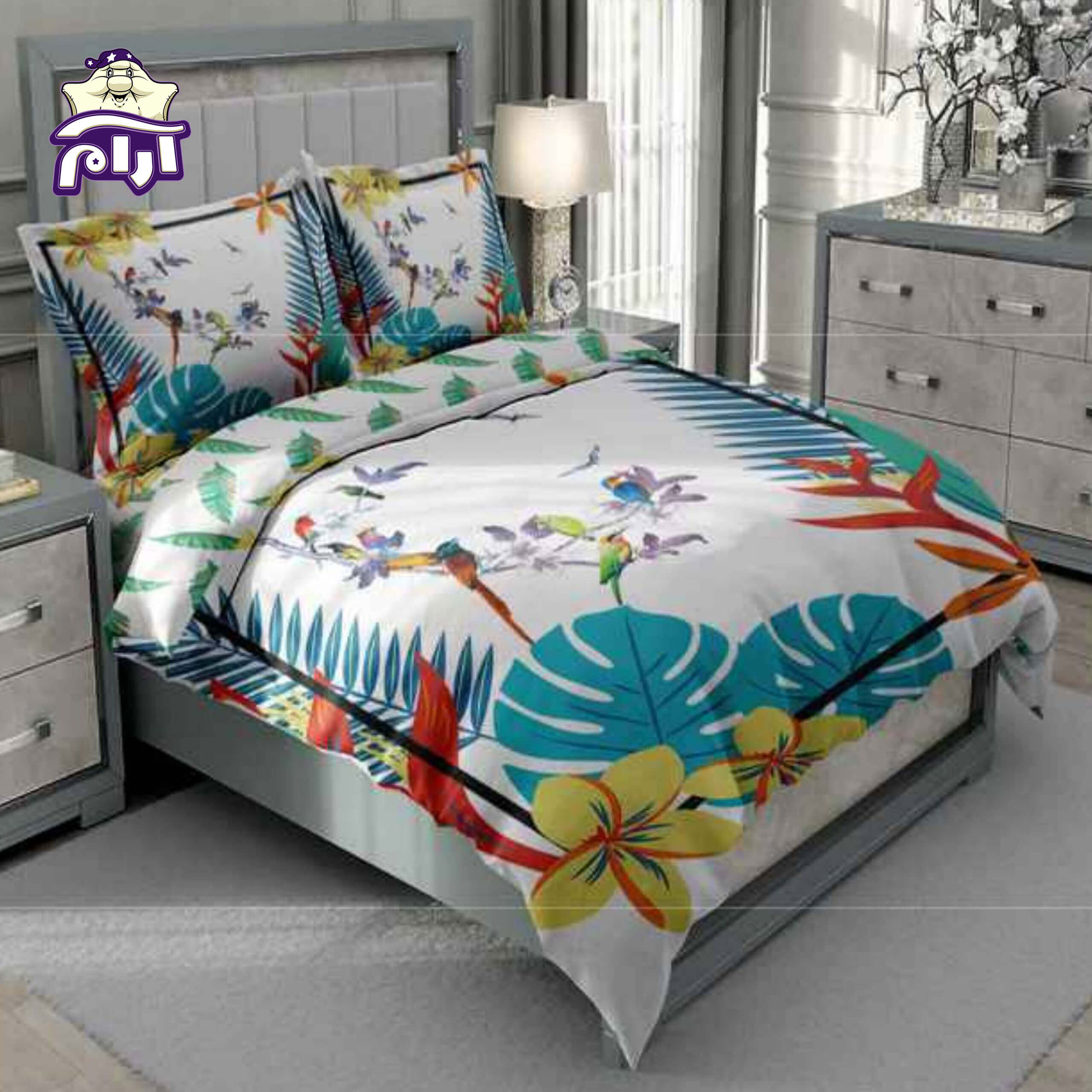 سرویس لحاف یک نفره سارای 4 تکه کد 3026
