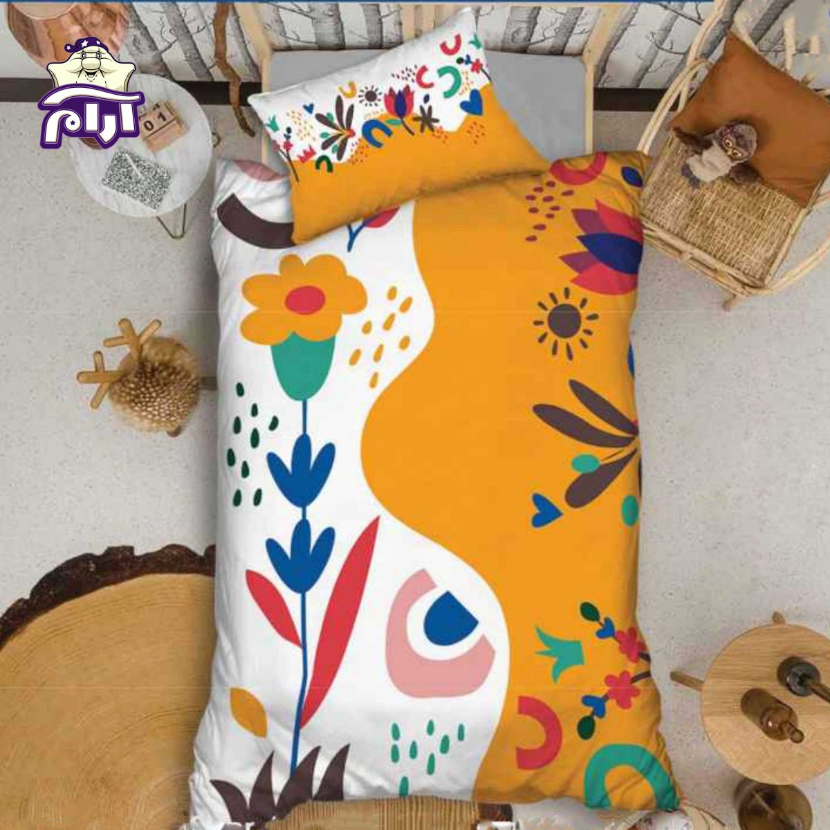 سرویس لحاف یک نفره سارای 3 تکه کد 1235