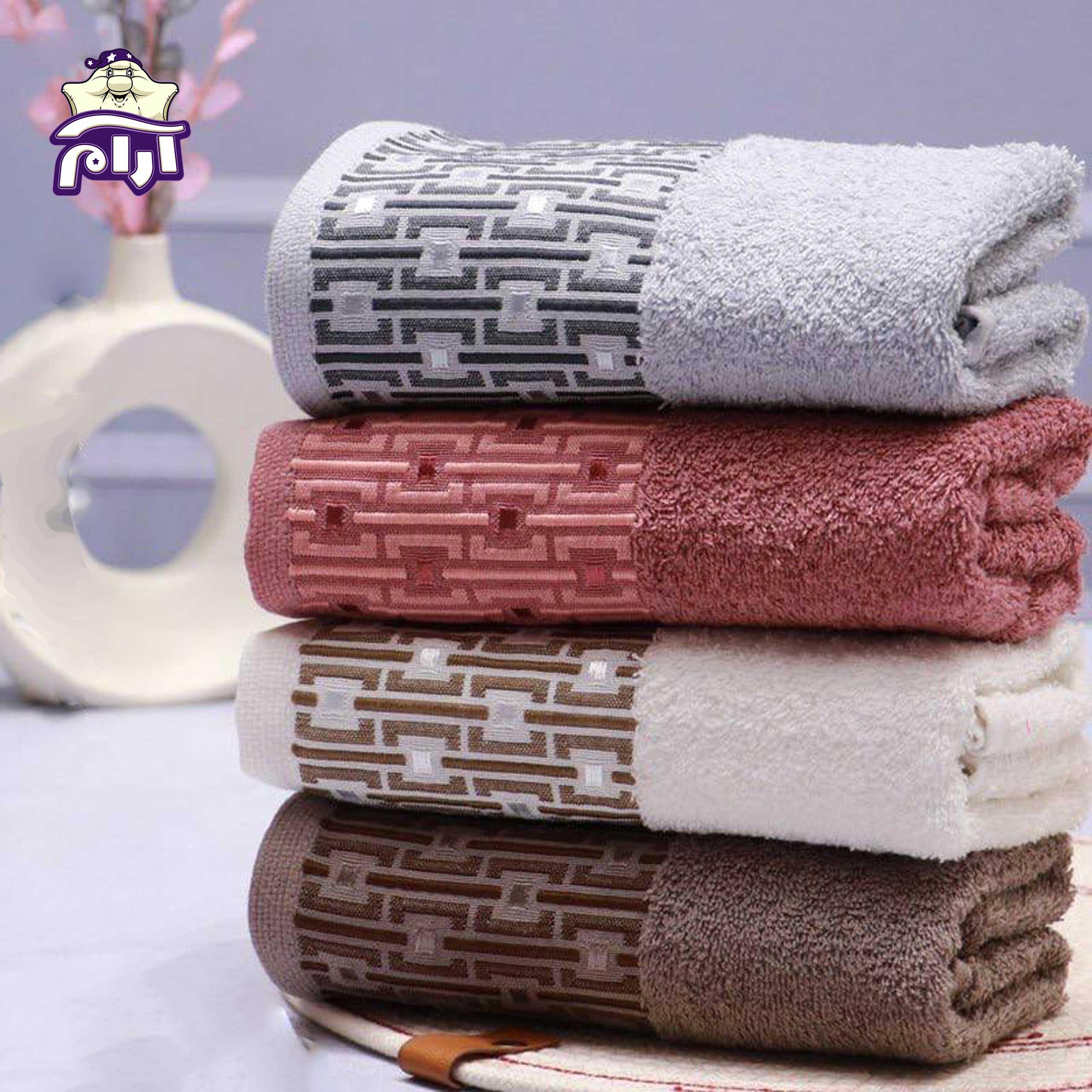 حوله دستی بهباف آذر مدل مجیک سایز ۴۰x۸۰ سانتی‌متر