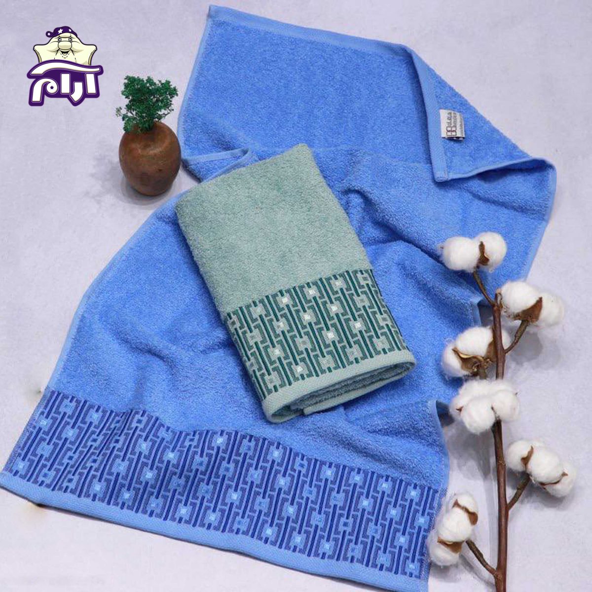 حوله دستی بهباف آذر مدل مجیک سایز ۴۰x۸۰ سانتی‌متر - Image 6