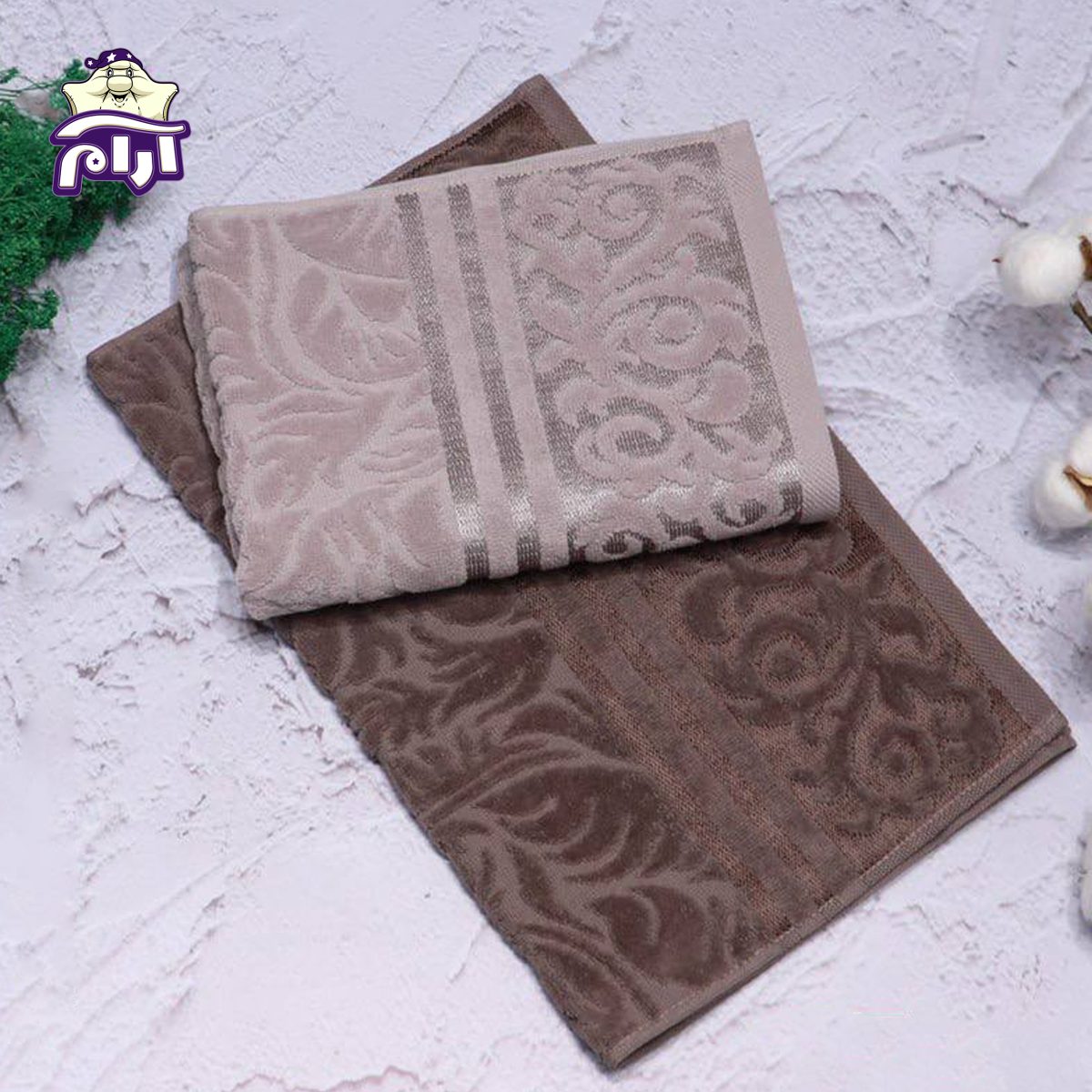 حوله دستی بهباف آذر مدل تیلا سایز ۴۰x۸۰ سانتی‌متر - Image 5
