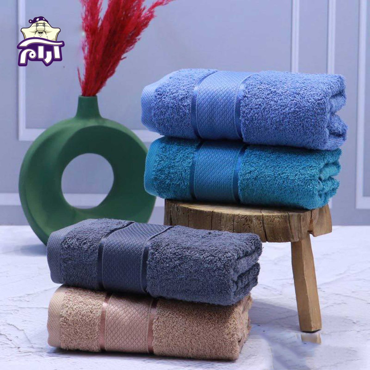 حوله دستی بهباف آذر مدل سیلور سایز ۴۰x۸۰ سانتی‌متر - Image 7