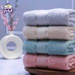 حوله دستی بهباف آذر مدل سیلور سایز ۴۰x۸۰ سانتی‌متر