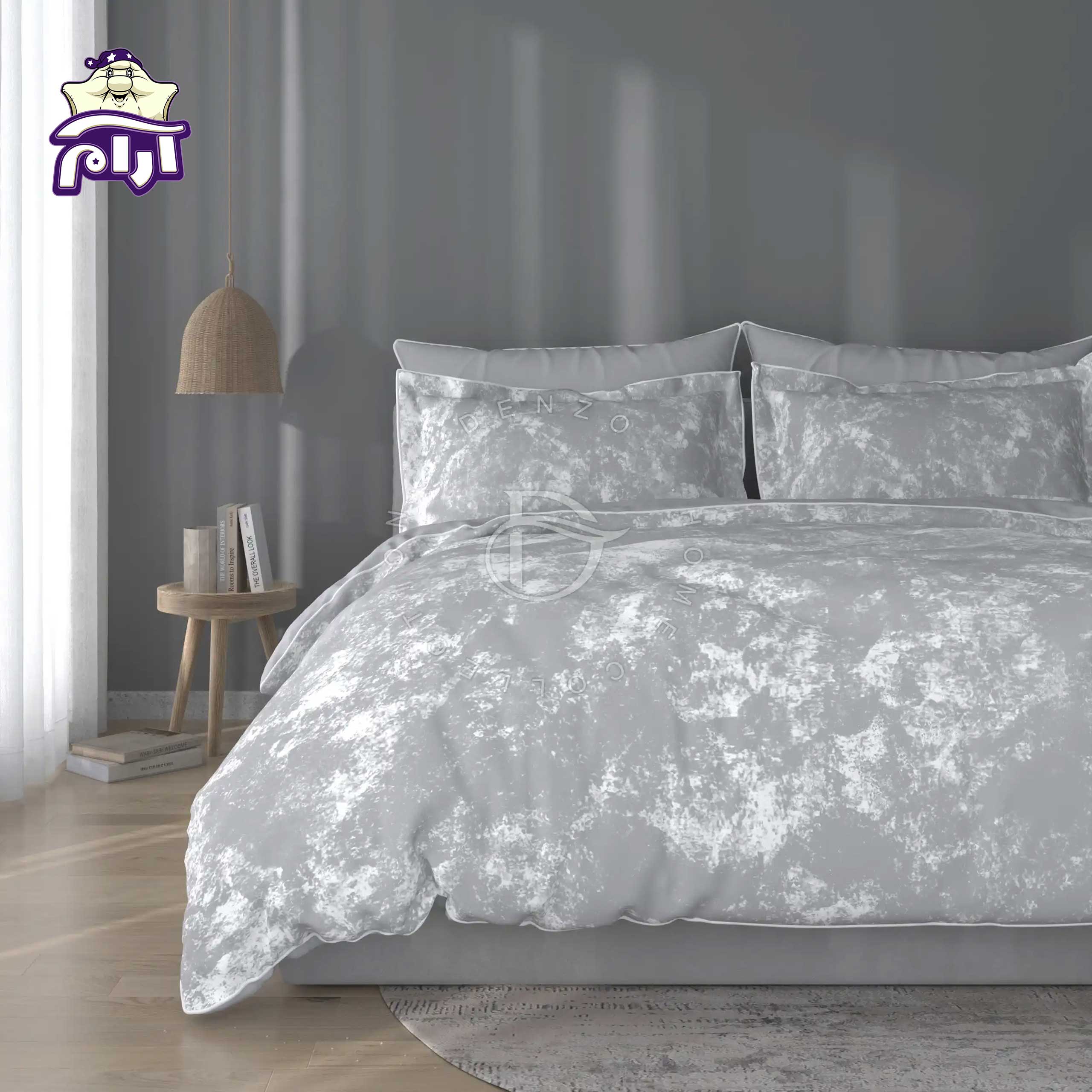 aramkhab.com-Denzo-bedspread-service-code-102-1 سرویس روتختی لحاف دو نفره دنزو 7 تکه کد 102