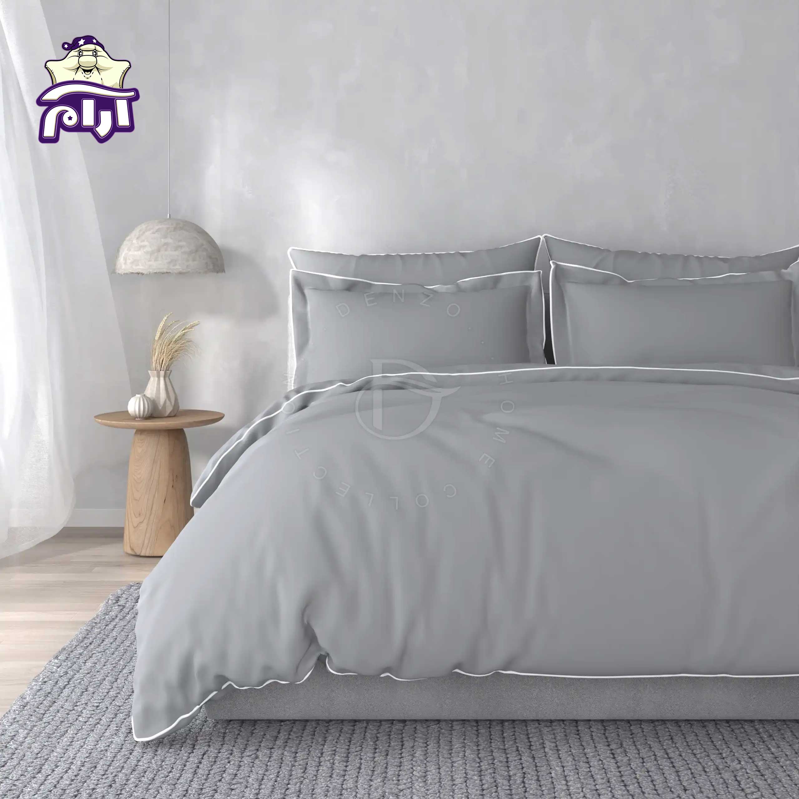 aramkhab.com-Denzo-bedspread-service-code-56-1 سرویس روتختی لحاف یک نفره دنزو 5 تکه کد 56