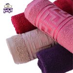 حوله دستی بهباف آذر مدل ورساچه سایز 60×30 سانتی‌متر - Image 2