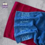 حوله دستی بهباف آذر مدل ورساچه سایز 60×30 سانتی‌متر