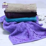 حوله دستی بهباف آذر مدل داماسک سایز 80×40 سانتیمتر - Image 2