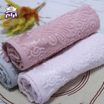 حوله دستی بهباف آذر مدل داماسک سایز 80×40 سانتیمتر - Image 3