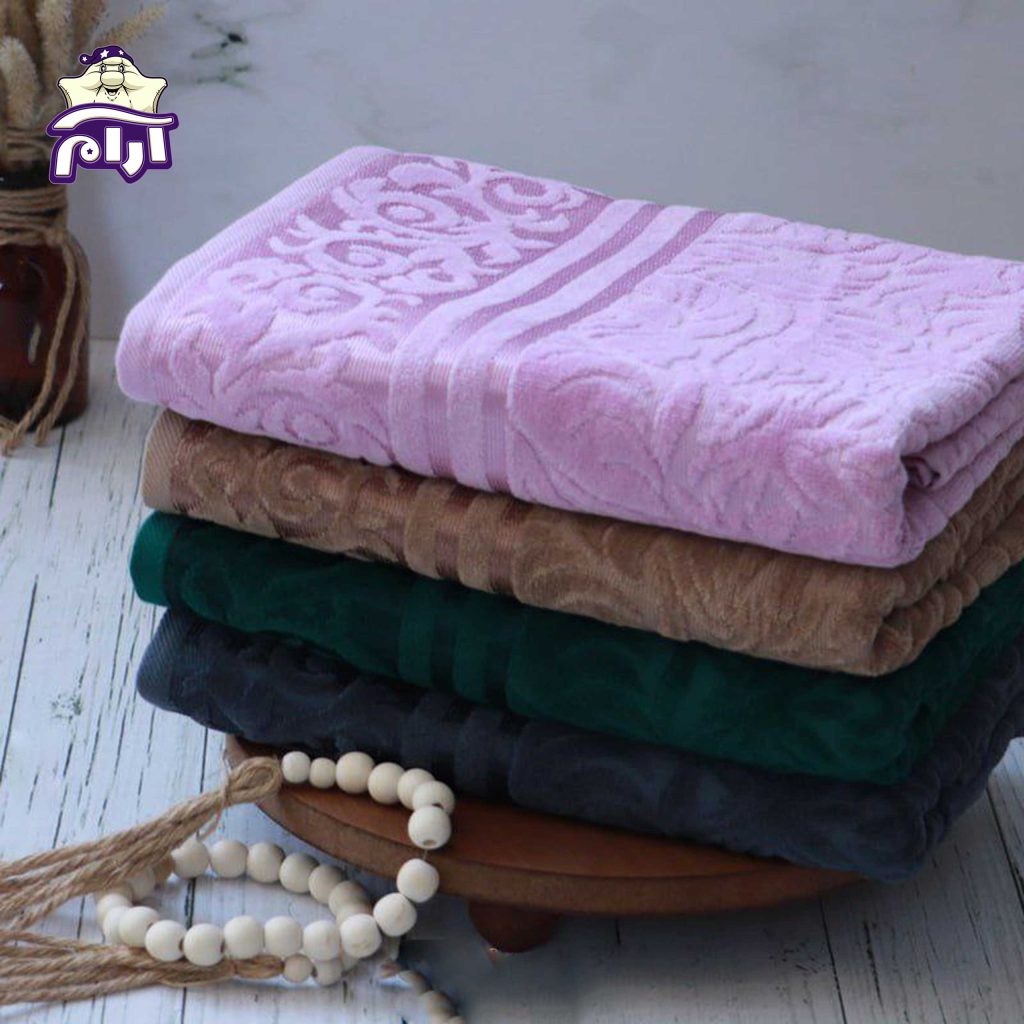 حوله حمامی بهباف آذر مدل تیلا