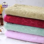 حوله حمامی بهباف آذر مدل داماسک - Image 2