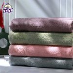 حوله حمامی بهباف آذر مدل سیلک - Image 2