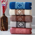 حوله دستی بهباف آذر مدل کارتال سایز ۳۰x۶۰ سانتی‌متر - Image 2