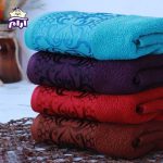 حوله دستی بهباف آذر مدل فلوریا سایز 80×40 سانتیمتر - Image 4