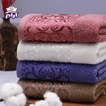 حوله دستی بهباف آذر مدل فلوریا سایز 80×40 سانتیمتر - Image 2