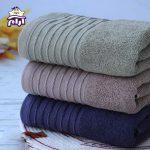 حوله دستی بهباف آذر مدل گیسو سایز 80×40 سانتیمتر - Image 4