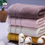 حوله دستی بهباف آذر مدل هاریکا سایز 80×40 سانتیمتر - Image 2