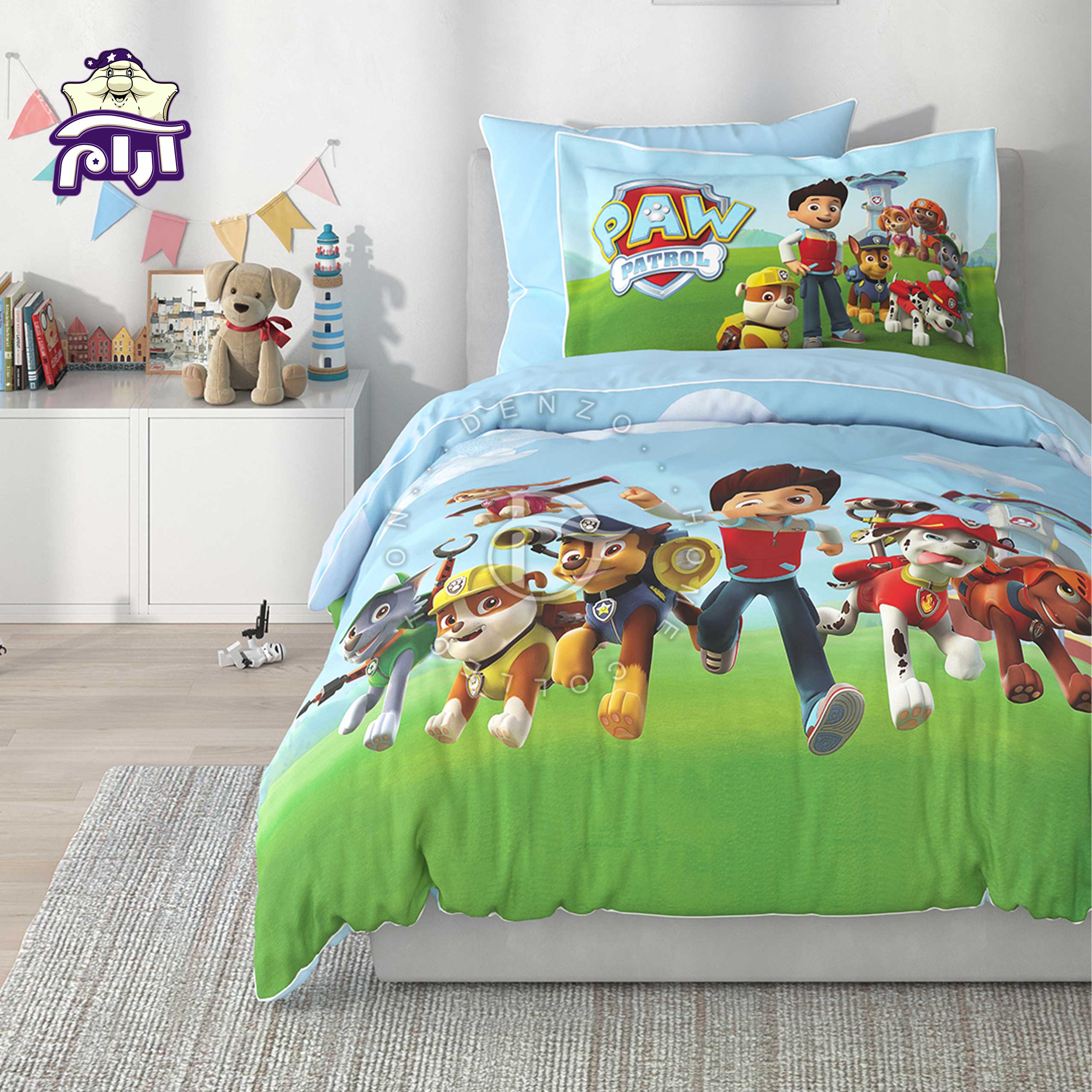 aramkhab.com-Denzo-bedspread-service-code-1001-1 سرویس روتختی لحاف یک نفره دنزو 5 تکه کد 1001