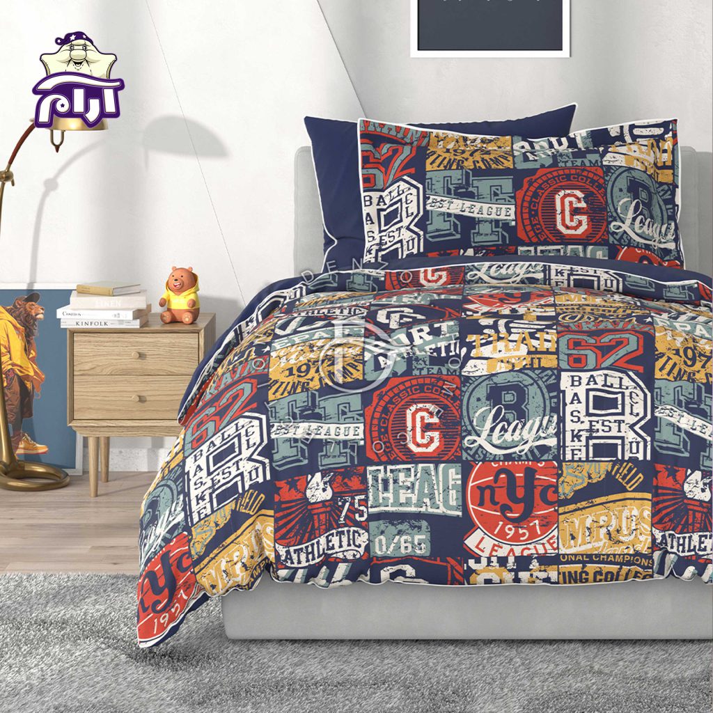 سرویس روتختی لحاف یک نفره دنزو 5 تکه کد 1005