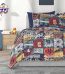 سرویس روتختی لحاف یک نفره دنزو 5 تکه کد 1005