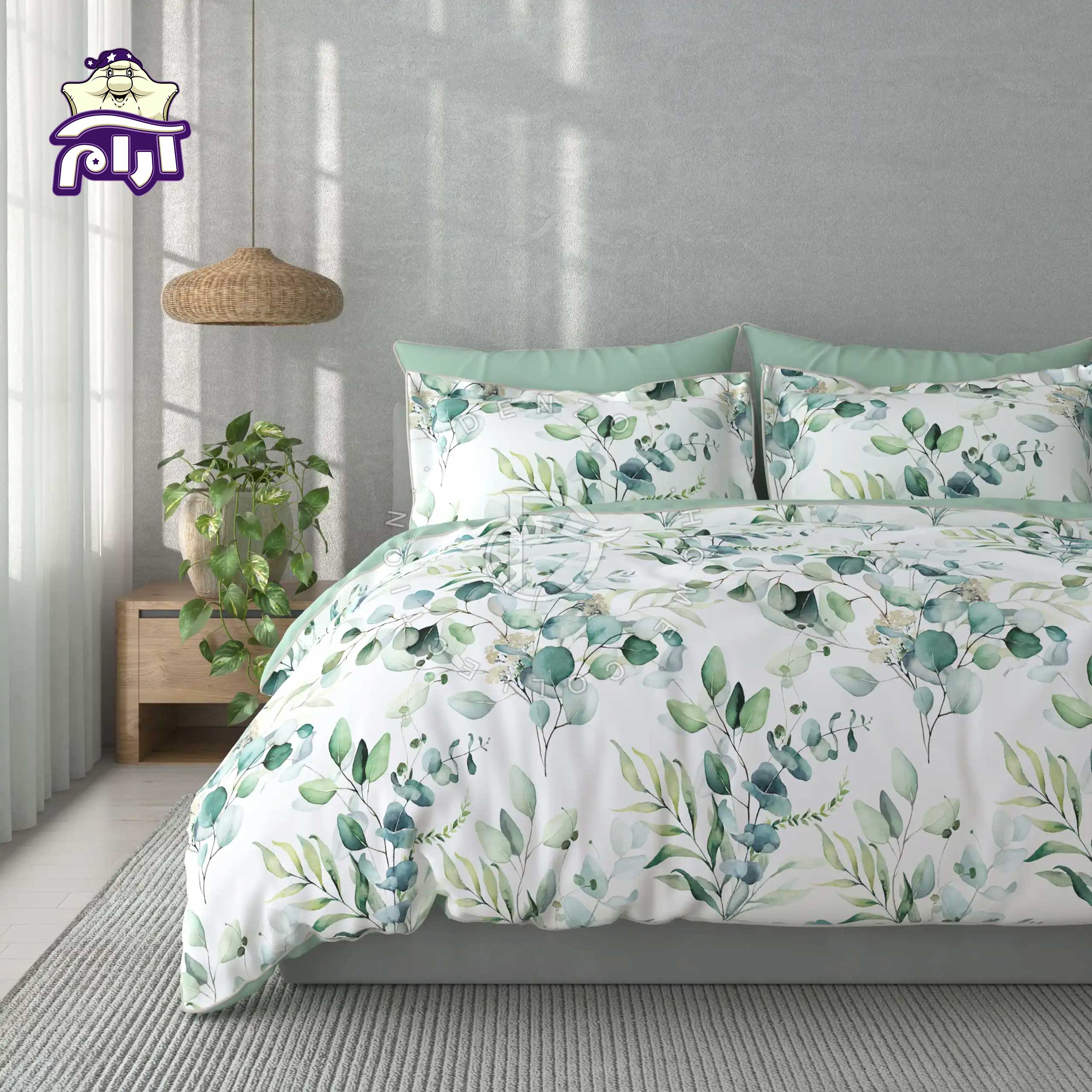 aramkhab.com-Denzo-bedspread-service-code-109-1 سرویس روتختی لحاف یک نفره دنزو 5 تکه کد 109
