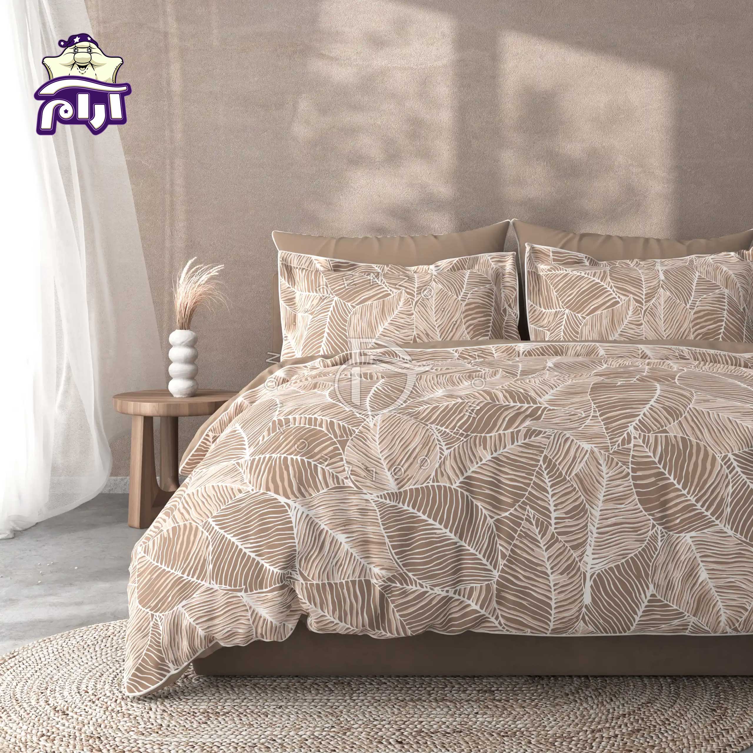 سرویس روتختی لحاف یک نفره دنزو 5 تکه کد 122