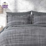 سرویس ملحفه دو نفره دنزو 6 تکه کد 123