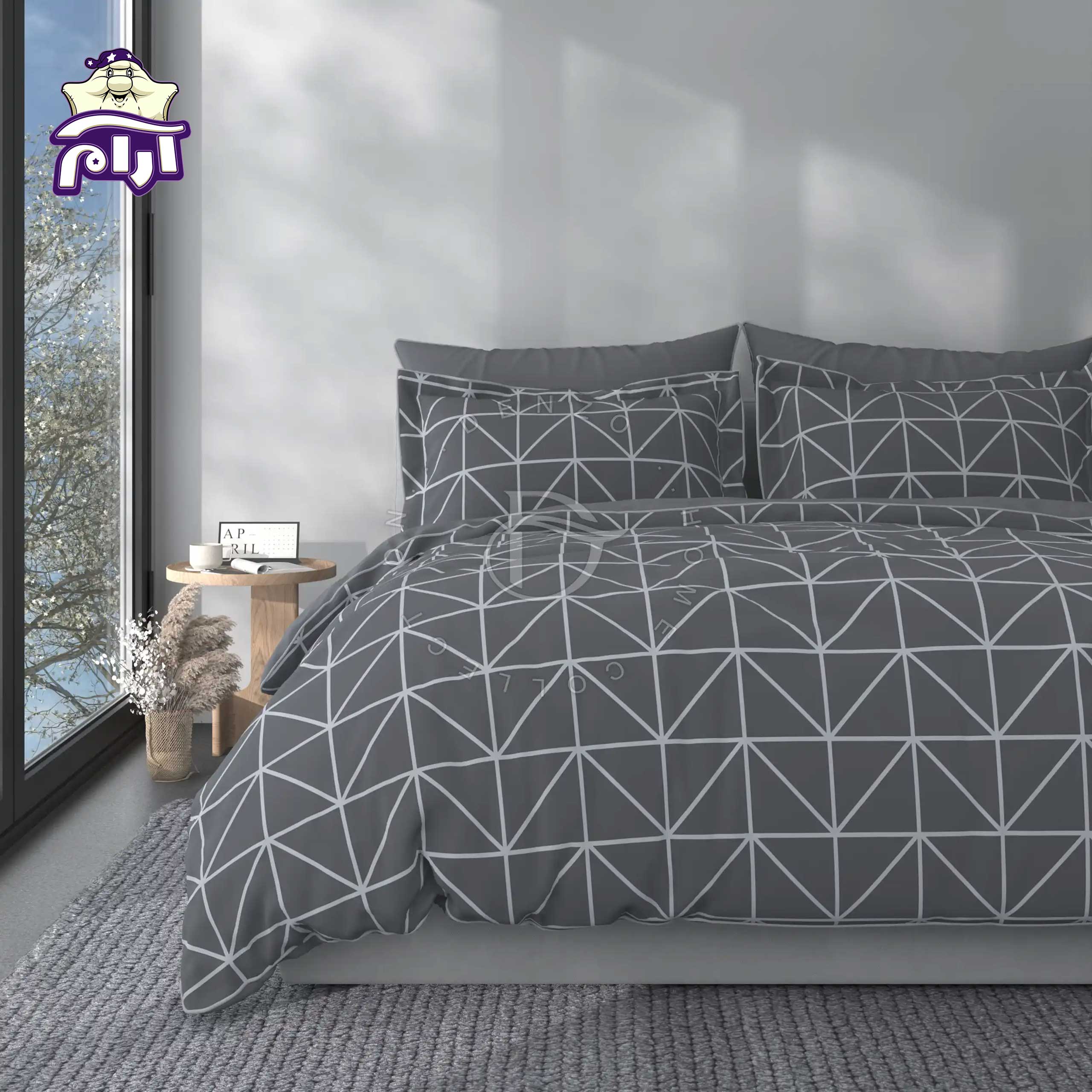 سرویس روتختی لحاف یک نفره دنزو 5 تکه کد 135