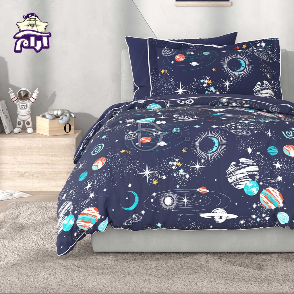 سرویس روتختی لحاف یک نفره دنزو 5 تکه کد 1012