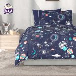 سرویس روتختی لحاف یک نفره دنزو 5 تکه کد 1012