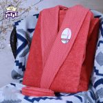 حوله پالتویی بهباف آذر M مدل آلپ - Image 8