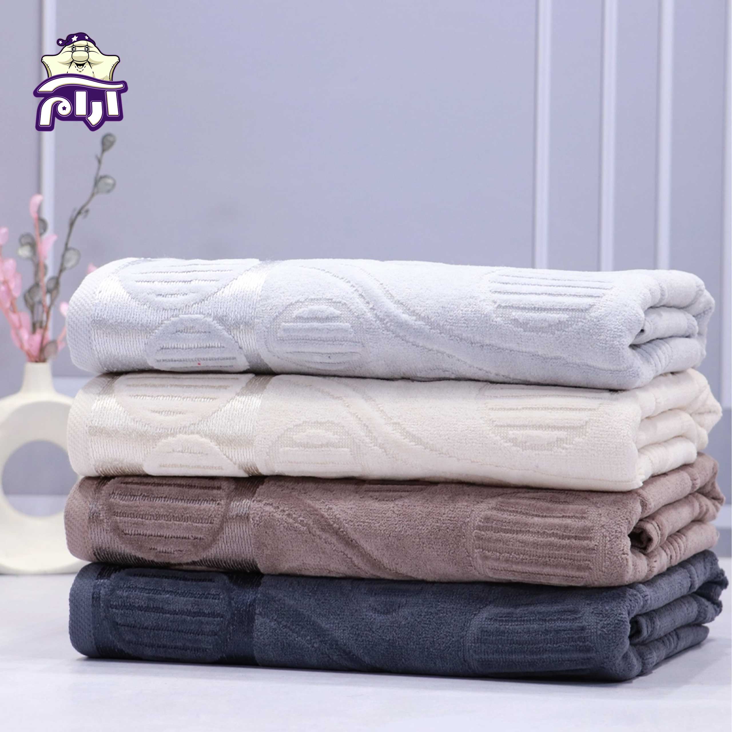 aramkhab.com-Kadus-half-bath-towel-brand-Behbaf-Azar-2 حوله استخری بهباف آذر مدل کادوس