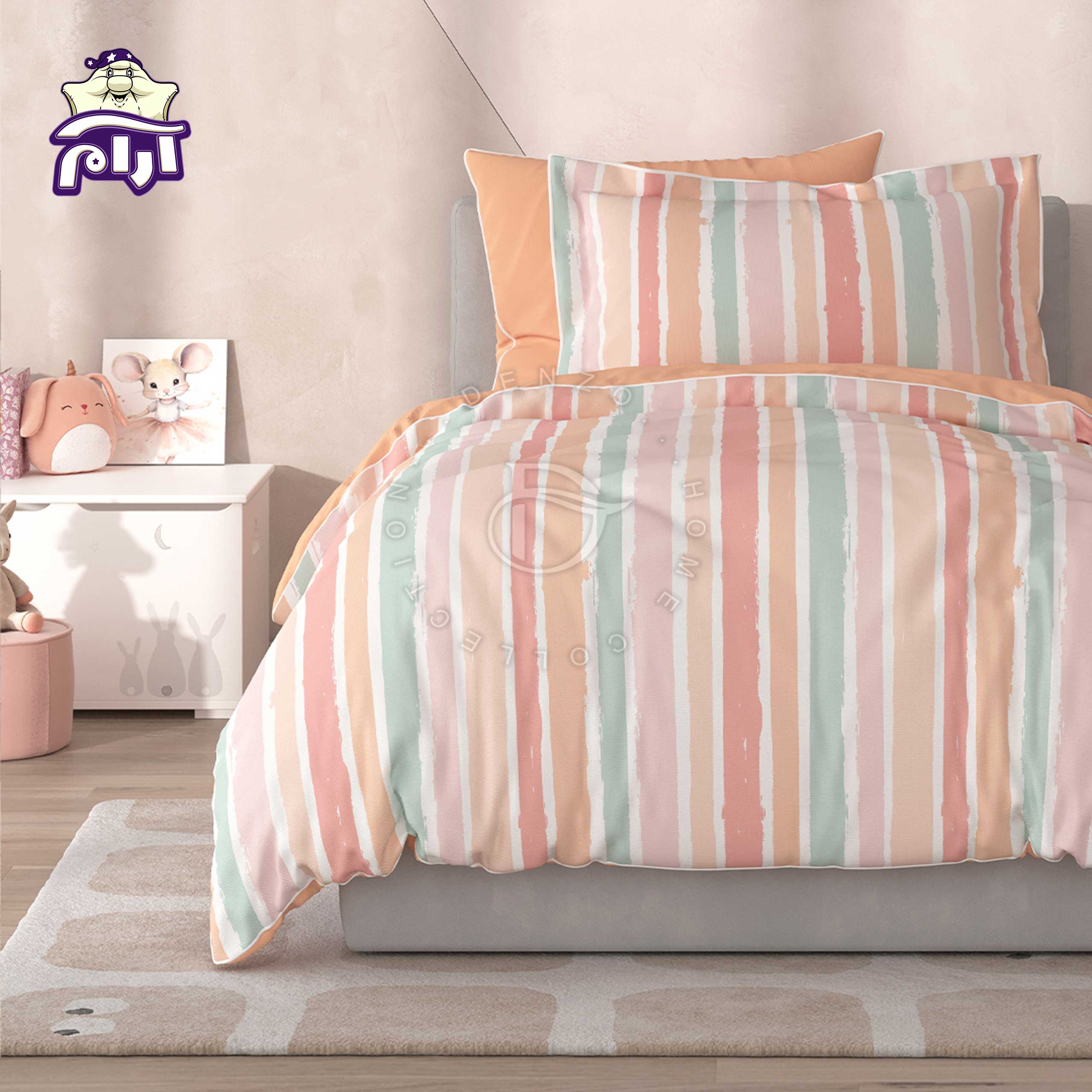 aramkhab.com-denzo-cover-set-code-1021-1 سرویس روتختی لحاف یک نفره دنزو 5 تکه کد 1021