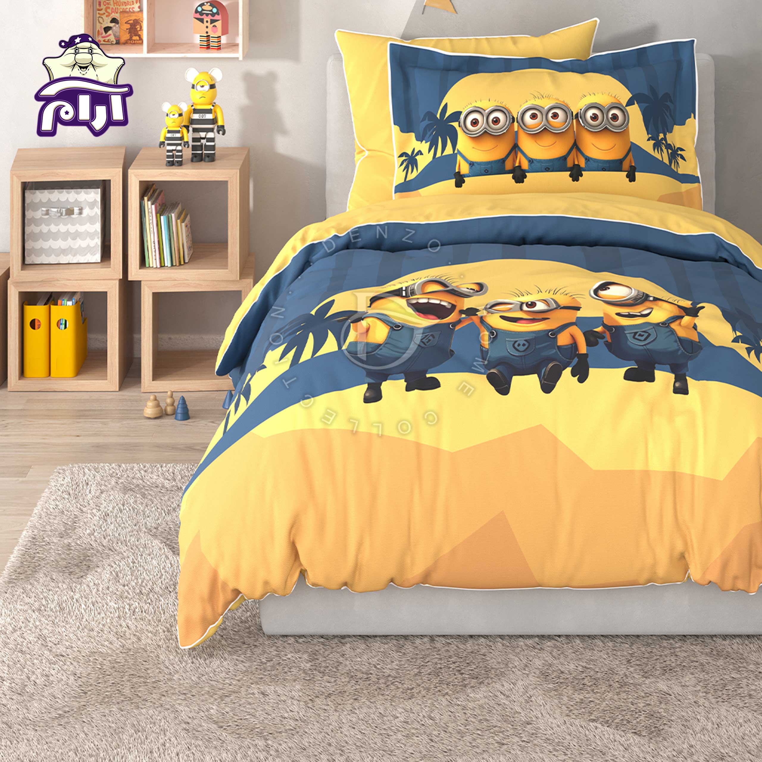 aramkhab.com-denzo-cover-set-code-1022-1 سرویس روتختی لحاف یک نفره دنزو 5 تکه کد 1022