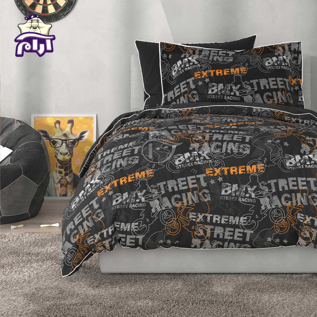 سرویس روتختی لحاف یک نفره دنزو 5 تکه کد 1023