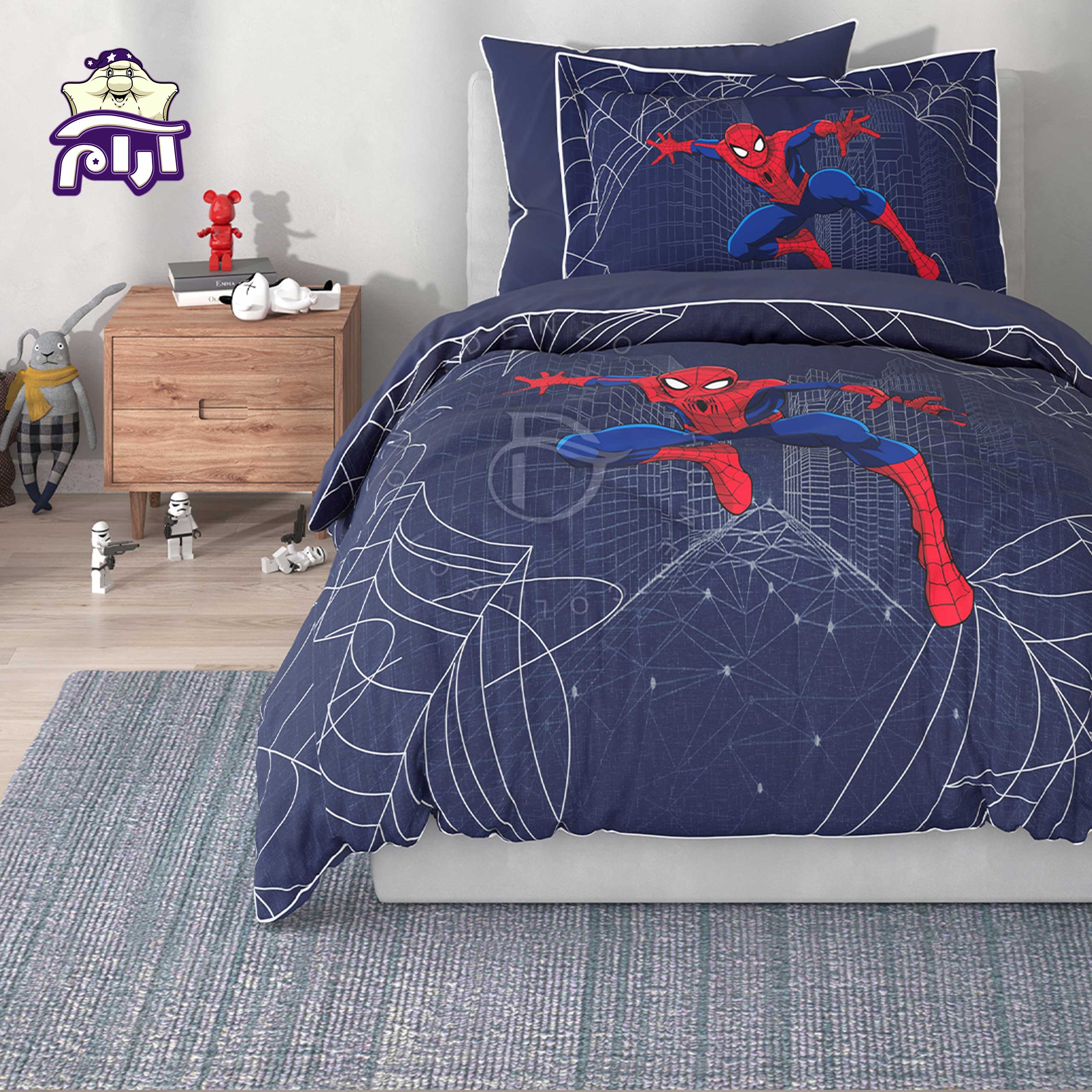 aramkhab.com-denzo-cover-set-code-1030-1 سرویس روتختی لحاف یک نفره دنزو 5 تکه کد 1030