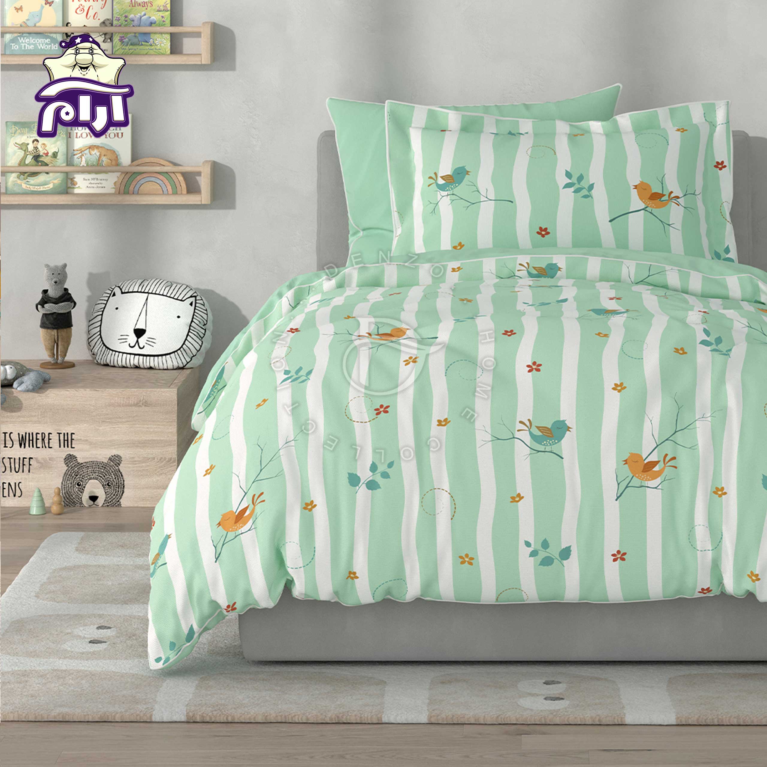 aramkhab.com-denzo-cover-set-code-1031-1 سرویس روتختی لحاف یک نفره دنزو 5 تکه کد 1031