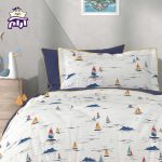 سرویس ملحفه یک نفره دنزو 4 تکه کد 1034