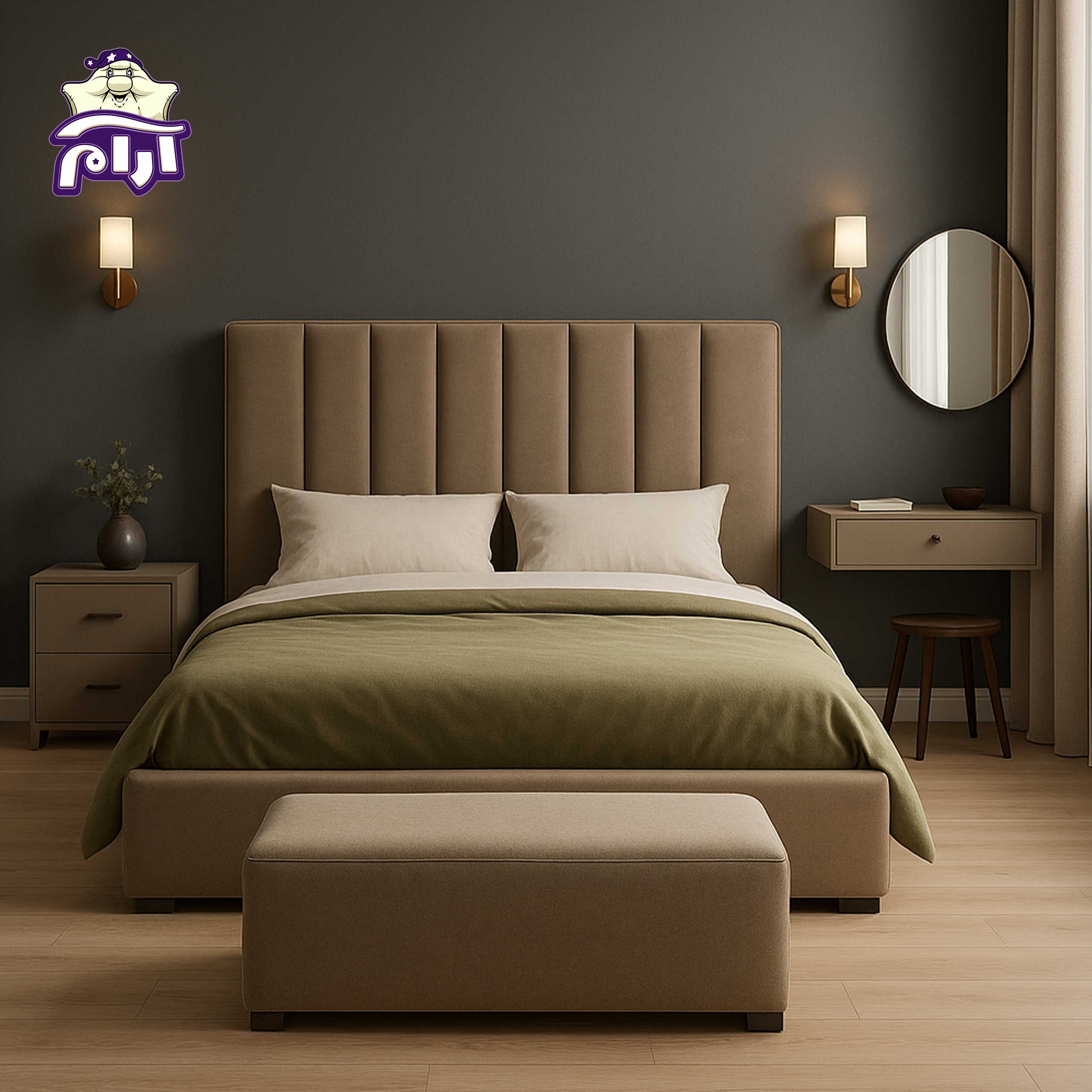 aramkhab.bedbox-celo-1 سرویس باکس تختخواب آرامن مدل سلو
