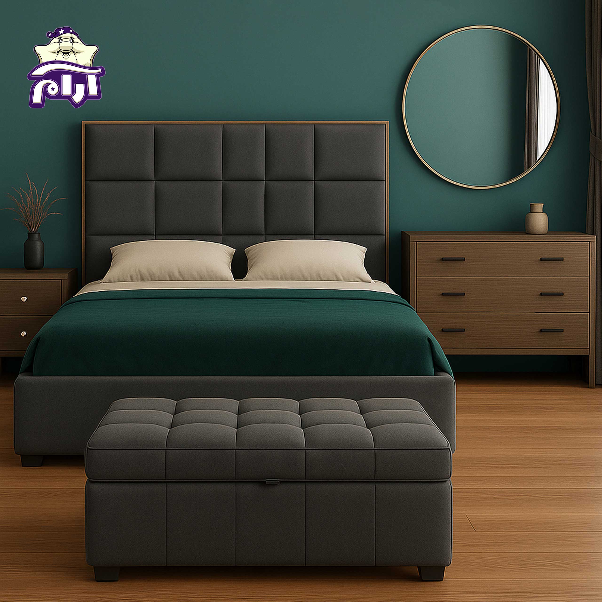 aramkhab.com-AVELINE-bedboxservice-1 سرویس باکس تختخواب آرامن مدل آولین - Image 1