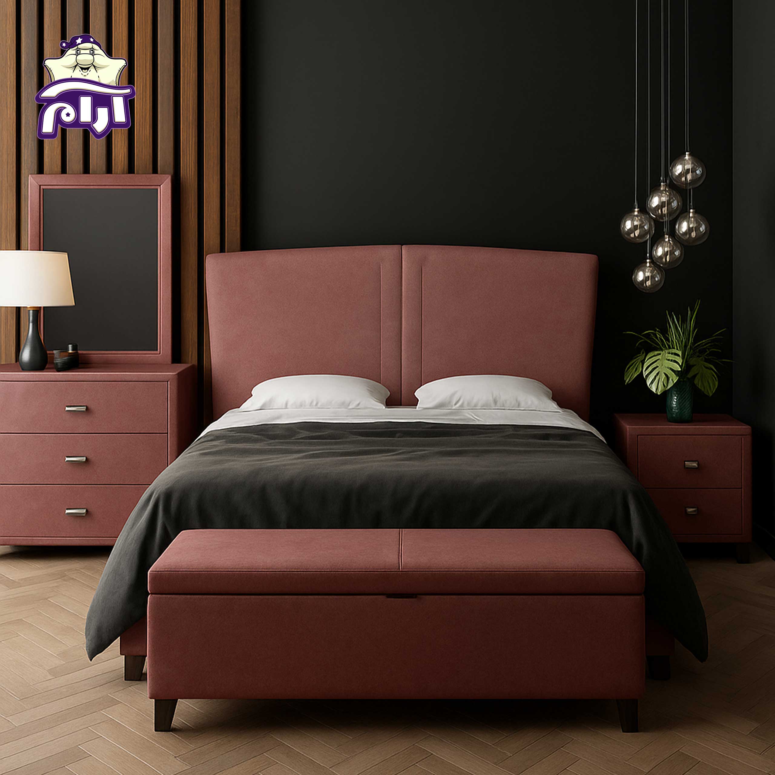 سرویس باکس تختخواب آرامن مدل الارا