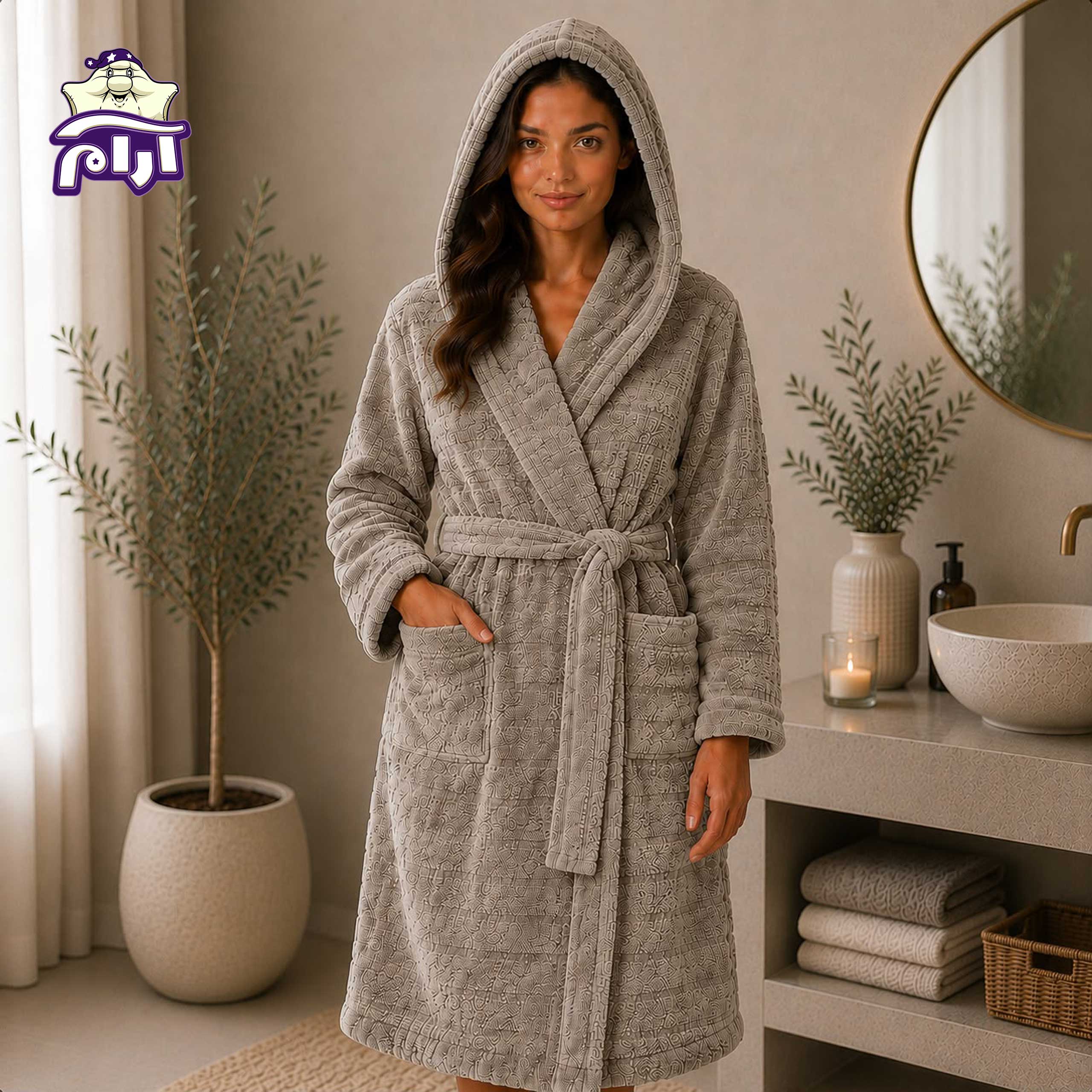 حوله پالتویی نارین ساپ XL مدل زارا