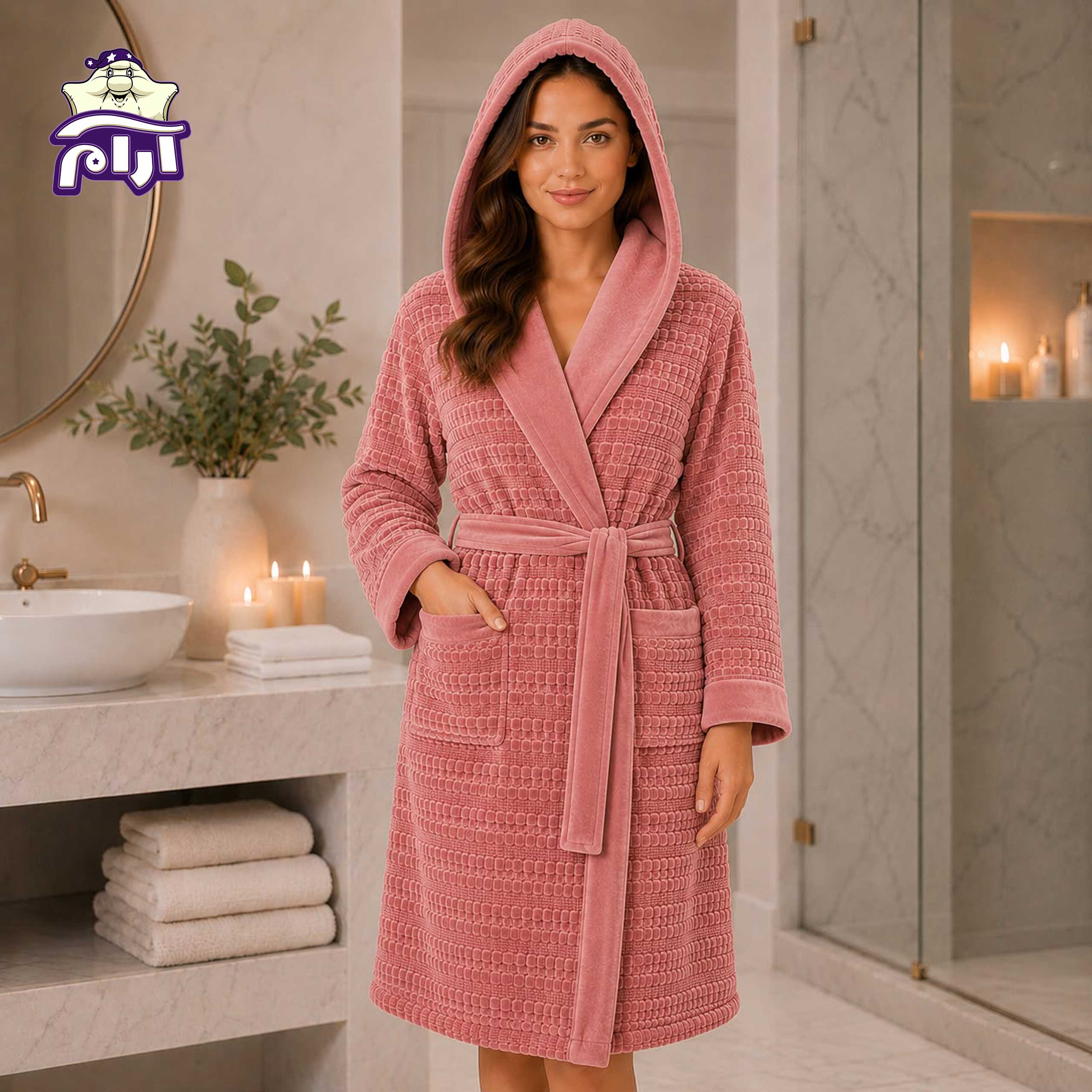 حوله پالتویی آذرریس تبریز مدل صنوبر سایز L