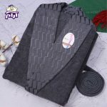 حوله پالتویی بهباف آذر M مدل آرامیس - Image 6