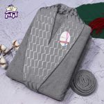حوله پالتویی بهباف آذر M مدل آرامیس - Image 5