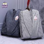 حوله پالتویی بهباف آذر M مدل یاپراک - Image 3