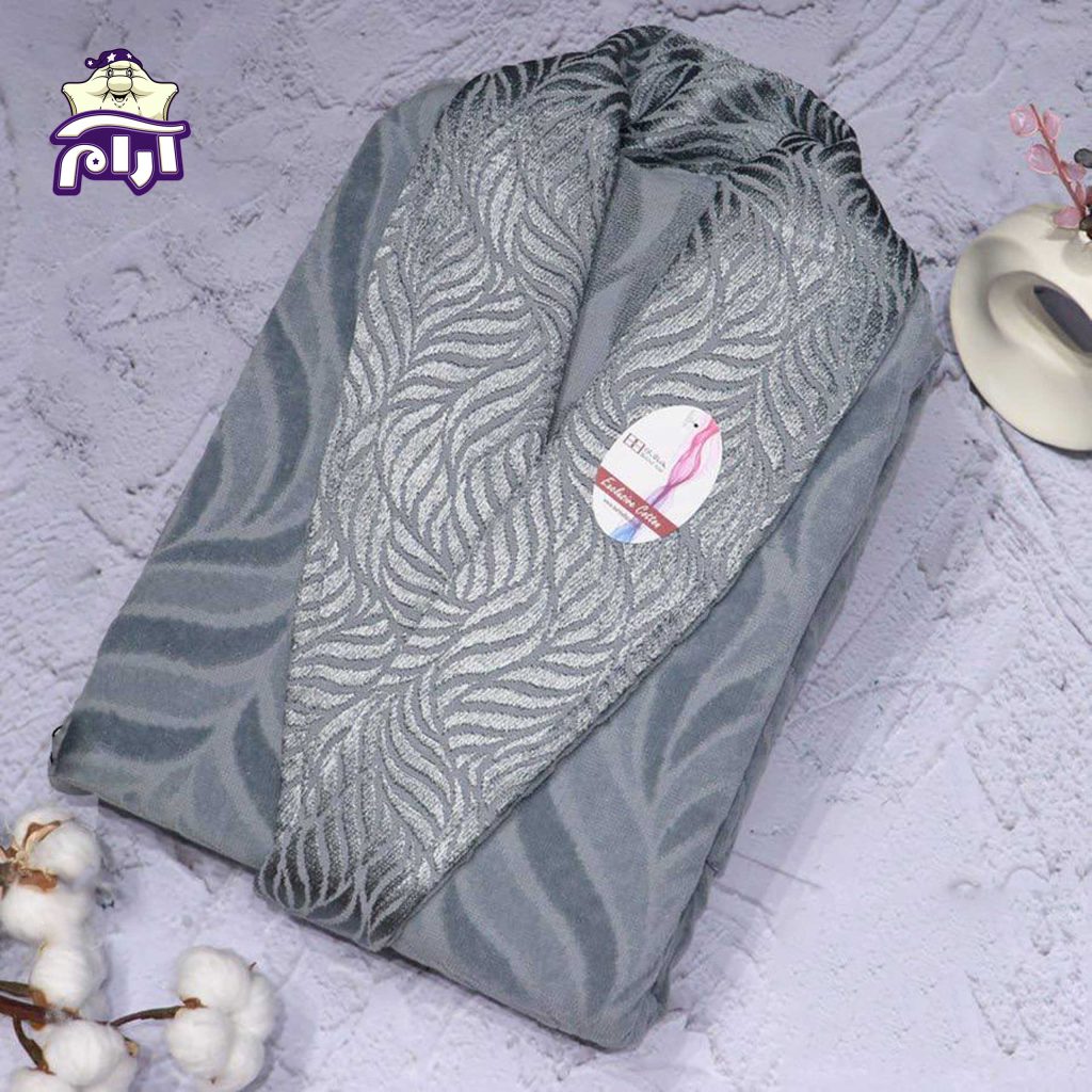 حوله پالتویی بهباف آذر L مدل یاپراک