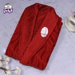 حوله پالتویی بهباف آذر L مدل یاپراک - Image 3